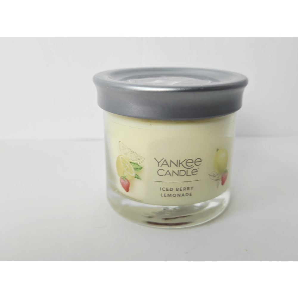 Yankee Candle Iced Berry Lemonade Jar Candle Glass 4.3 Oz